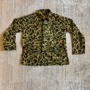 Hunter’s Choice Duck Camo Jacket Size M 100% Cotton Hunting Shirt